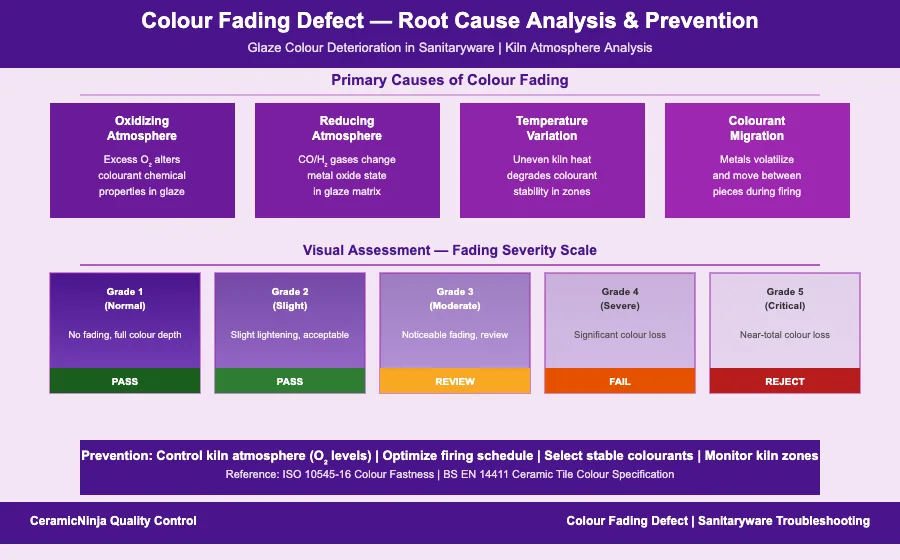 Colour Fading Defect - Root Cause Analysis and Visual Assessment Scale