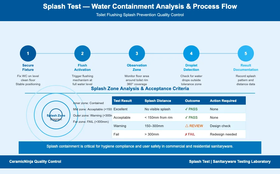 Splash Test - Water Containment Analysis Process Flow and Splash Zone Criteria